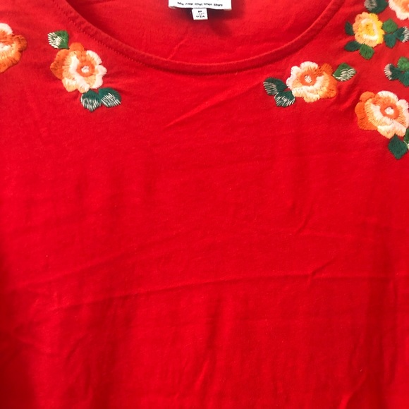 Anthropologie Flutter Sleeve Fiesta Blouse - Picture 5 of 6